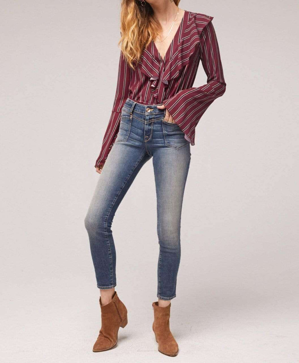 Audrey Striped Bodysuit