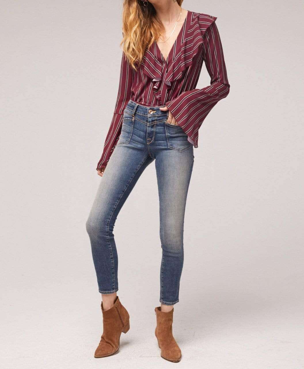 Audrey Striped Bodysuit