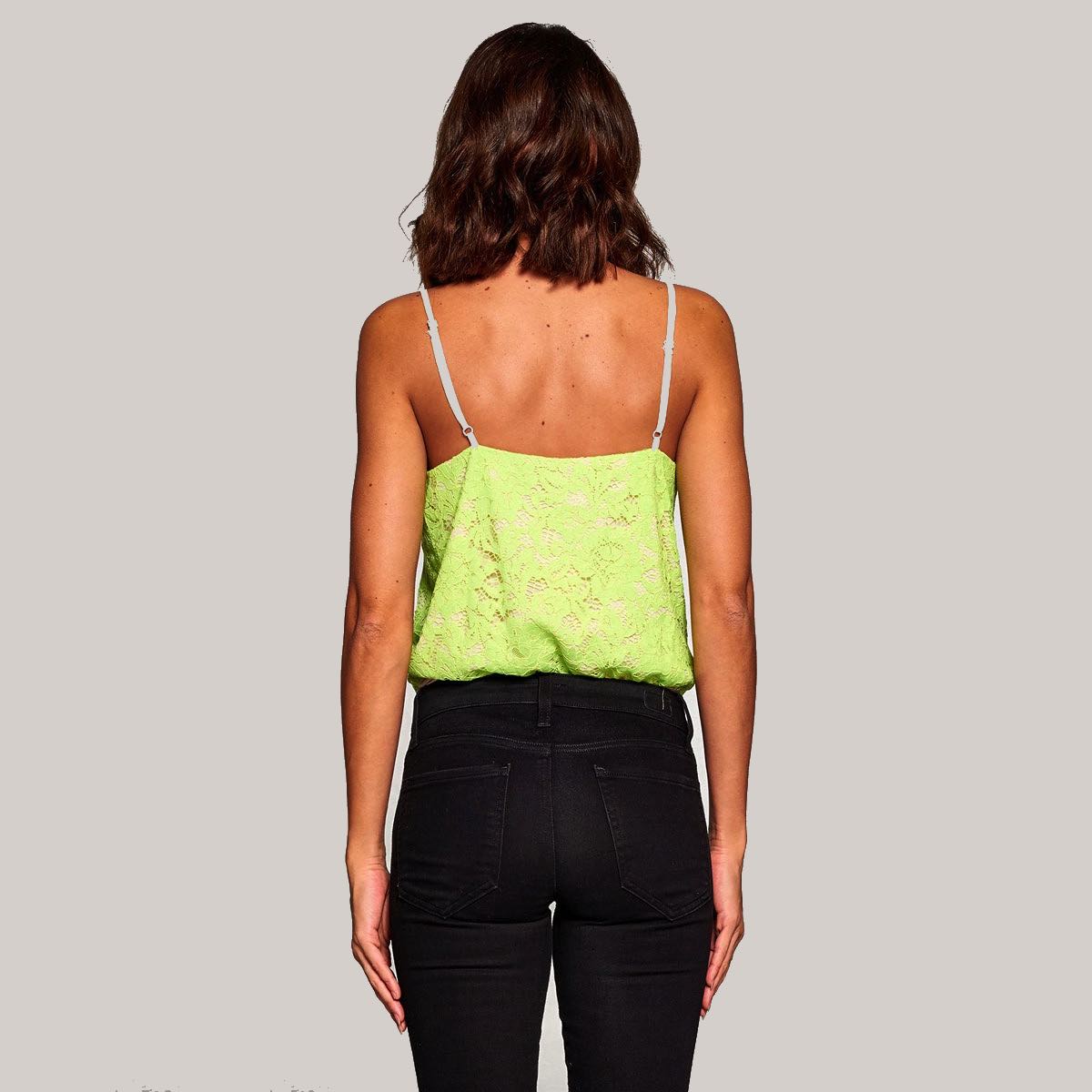 Izmit Scallop Lace Cami Bodysuit