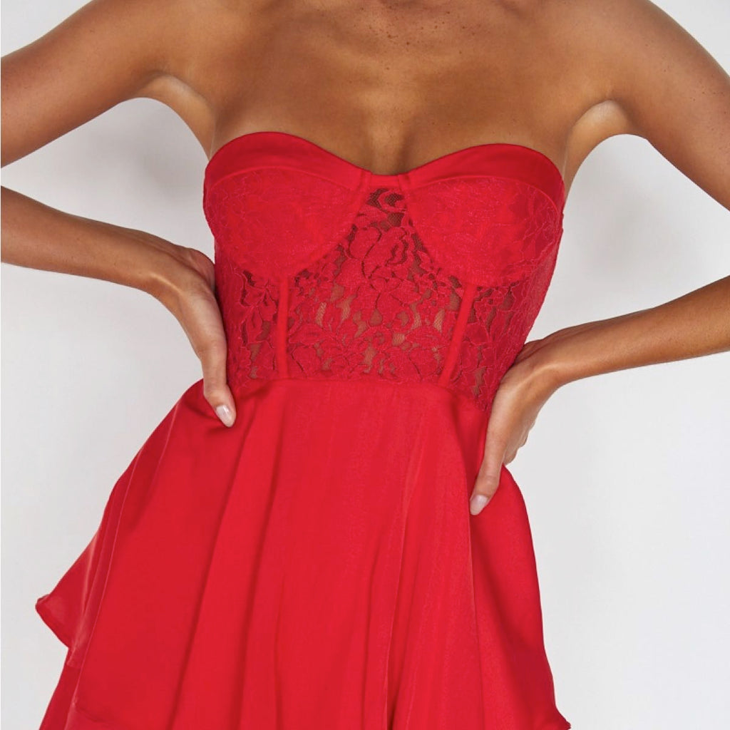 Live It Up Bustier Dress